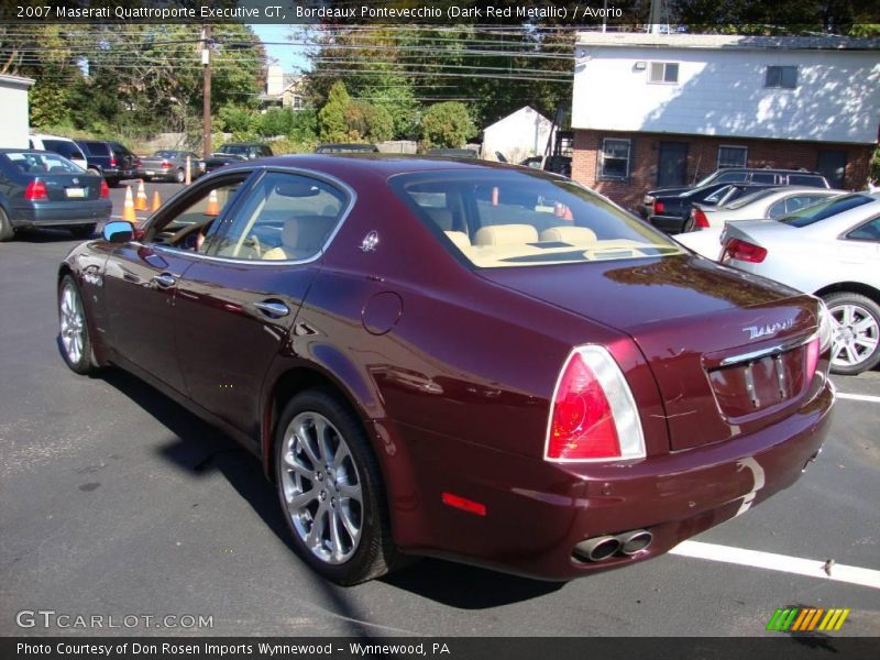 Bordeaux Pontevecchio (Dark Red Metallic) / Avorio 2007 Maserati Quattroporte Executive GT