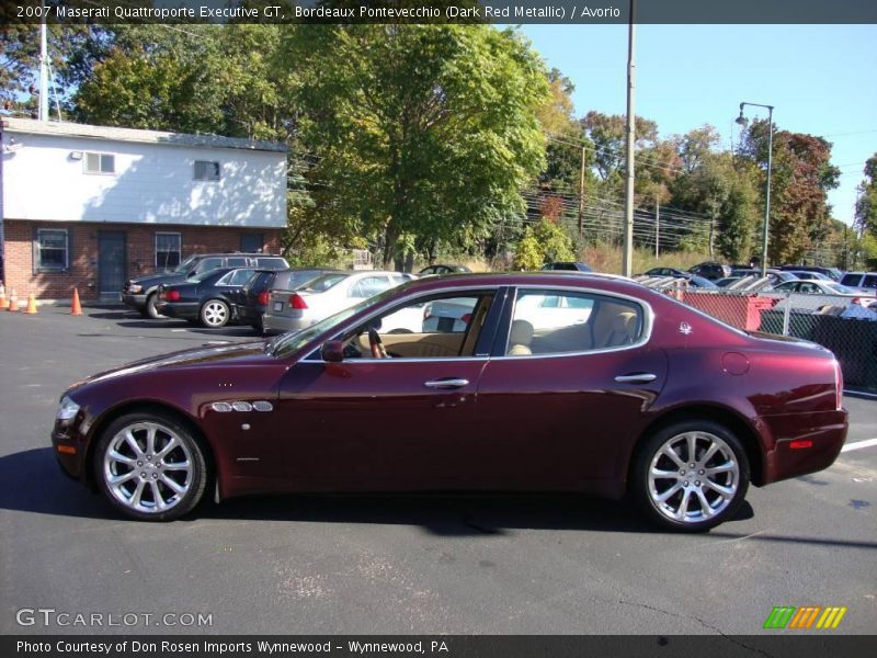 Bordeaux Pontevecchio (Dark Red Metallic) / Avorio 2007 Maserati Quattroporte Executive GT