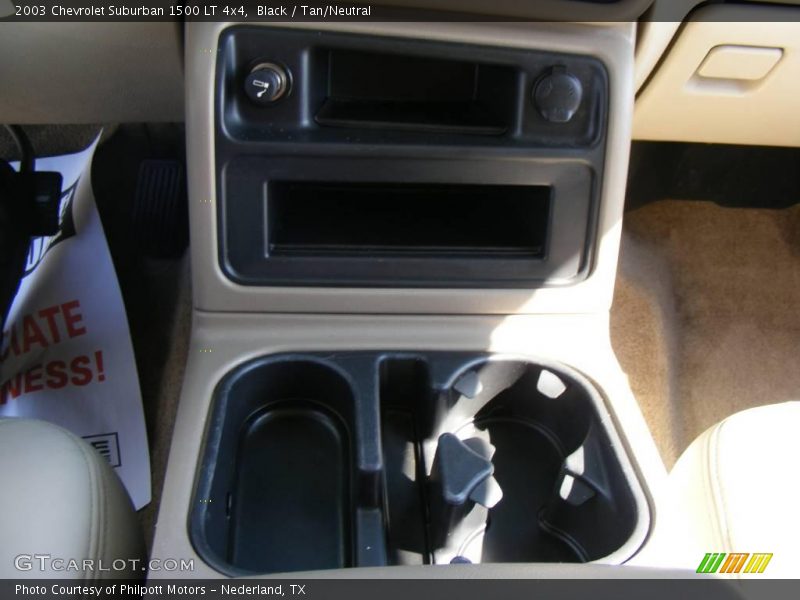 Black / Tan/Neutral 2003 Chevrolet Suburban 1500 LT 4x4