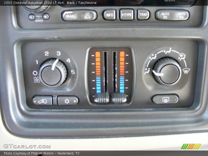 Black / Tan/Neutral 2003 Chevrolet Suburban 1500 LT 4x4