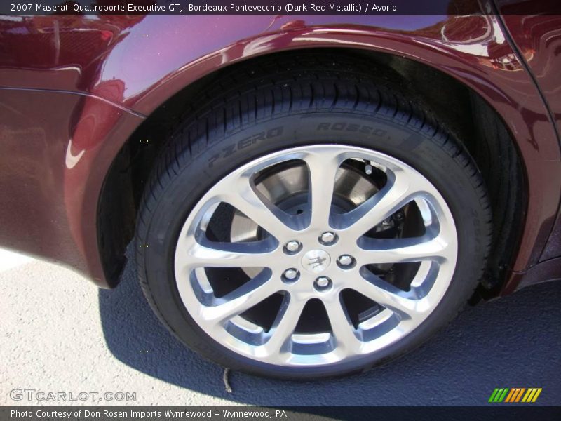Bordeaux Pontevecchio (Dark Red Metallic) / Avorio 2007 Maserati Quattroporte Executive GT