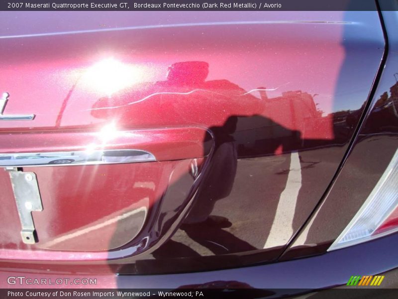 Bordeaux Pontevecchio (Dark Red Metallic) / Avorio 2007 Maserati Quattroporte Executive GT
