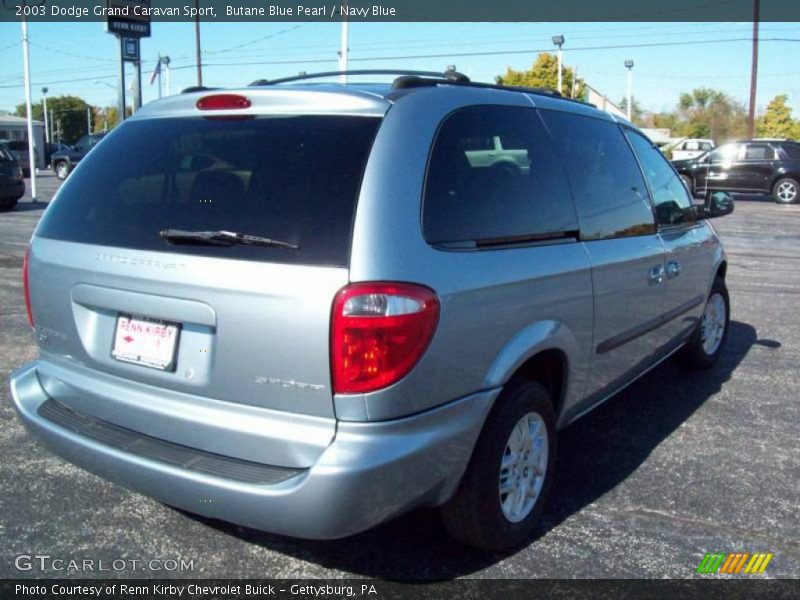 Butane Blue Pearl / Navy Blue 2003 Dodge Grand Caravan Sport