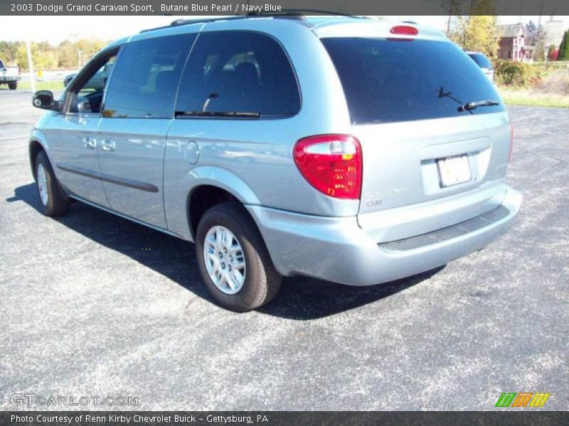 Butane Blue Pearl / Navy Blue 2003 Dodge Grand Caravan Sport