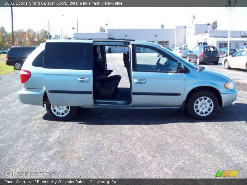 Butane Blue Pearl / Navy Blue 2003 Dodge Grand Caravan Sport