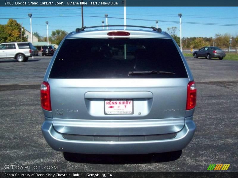 Butane Blue Pearl / Navy Blue 2003 Dodge Grand Caravan Sport