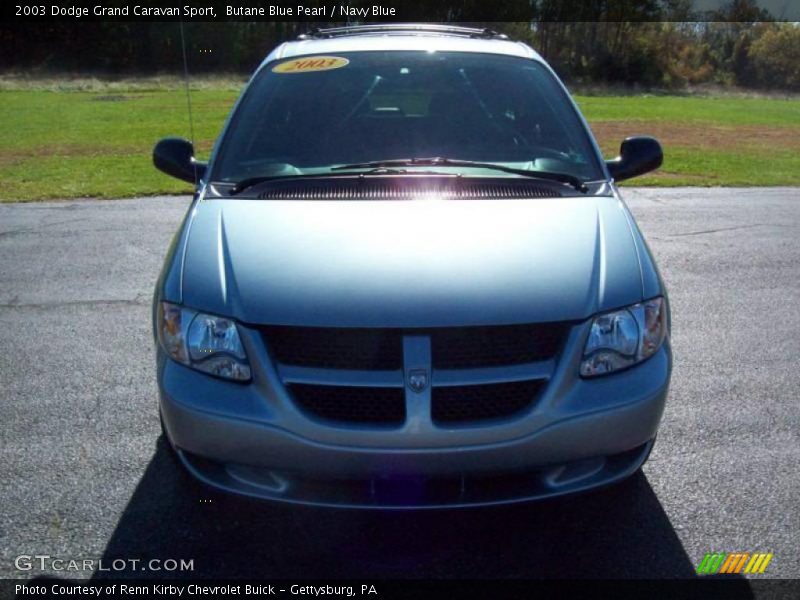 Butane Blue Pearl / Navy Blue 2003 Dodge Grand Caravan Sport