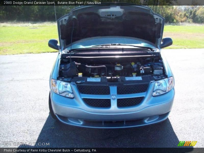 Butane Blue Pearl / Navy Blue 2003 Dodge Grand Caravan Sport