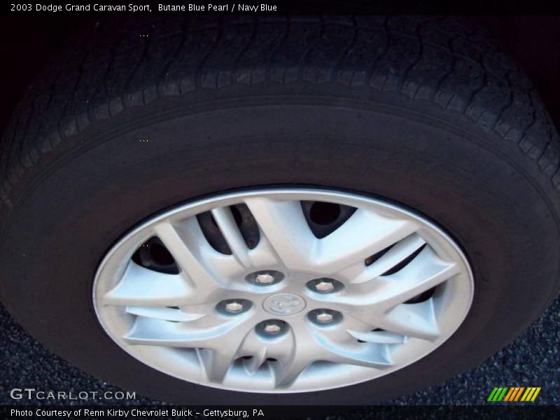Butane Blue Pearl / Navy Blue 2003 Dodge Grand Caravan Sport