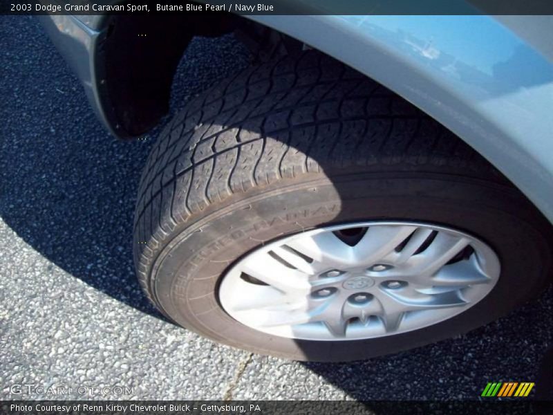 Butane Blue Pearl / Navy Blue 2003 Dodge Grand Caravan Sport