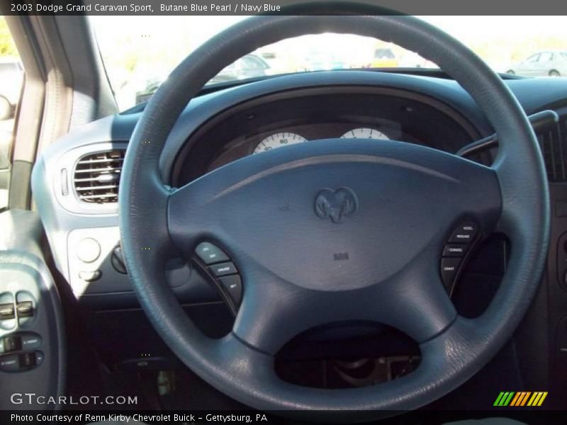Butane Blue Pearl / Navy Blue 2003 Dodge Grand Caravan Sport