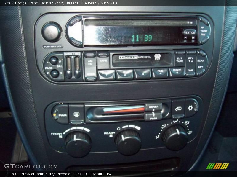 Butane Blue Pearl / Navy Blue 2003 Dodge Grand Caravan Sport