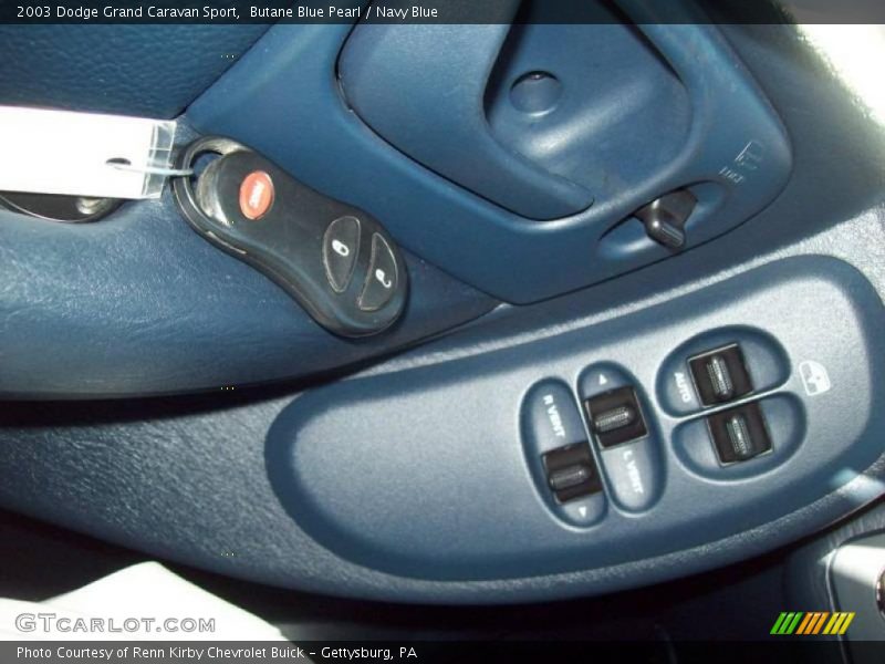 Butane Blue Pearl / Navy Blue 2003 Dodge Grand Caravan Sport