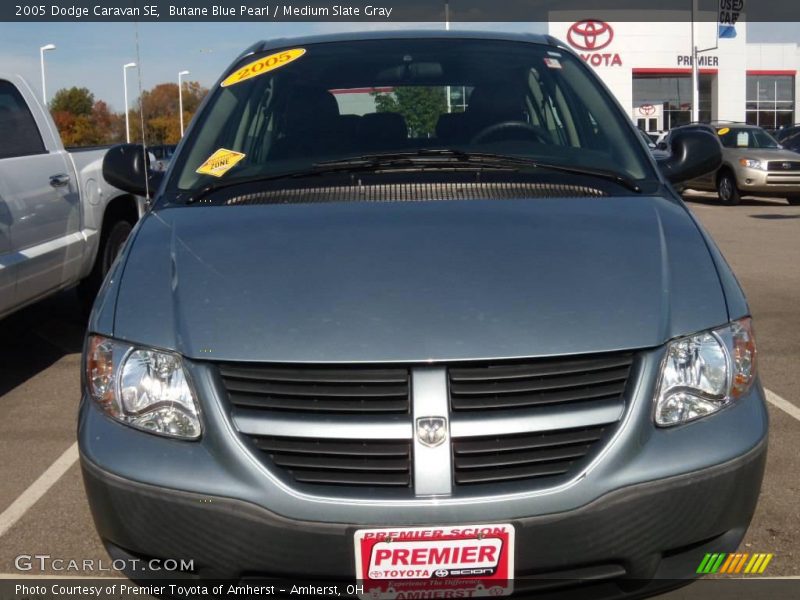 Butane Blue Pearl / Medium Slate Gray 2005 Dodge Caravan SE