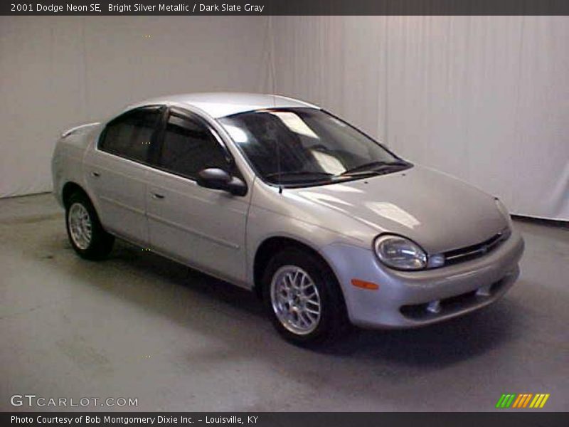 Bright Silver Metallic / Dark Slate Gray 2001 Dodge Neon SE