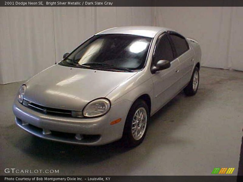 Bright Silver Metallic / Dark Slate Gray 2001 Dodge Neon SE