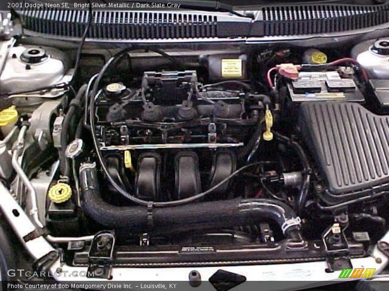 Bright Silver Metallic / Dark Slate Gray 2001 Dodge Neon SE
