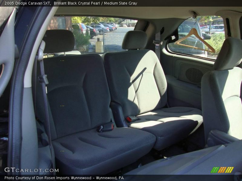 Brilliant Black Crystal Pearl / Medium Slate Gray 2005 Dodge Caravan SXT