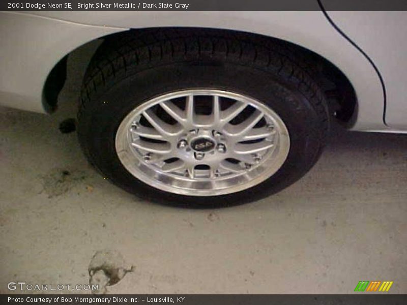 Bright Silver Metallic / Dark Slate Gray 2001 Dodge Neon SE