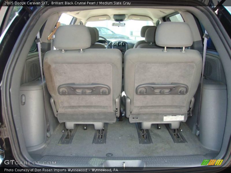 Brilliant Black Crystal Pearl / Medium Slate Gray 2005 Dodge Caravan SXT