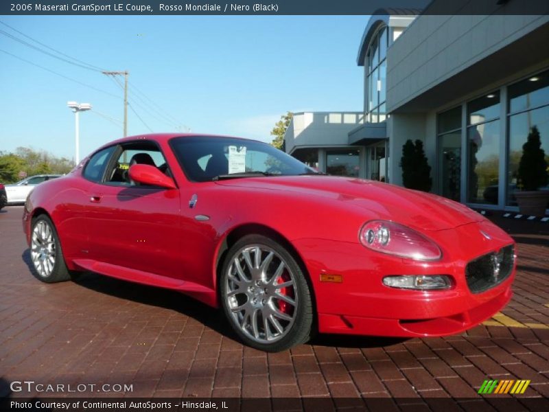 Rosso Mondiale / Nero (Black) 2006 Maserati GranSport LE Coupe