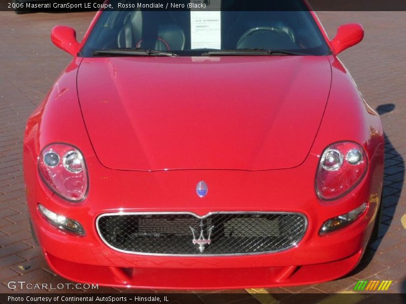 Rosso Mondiale / Nero (Black) 2006 Maserati GranSport LE Coupe