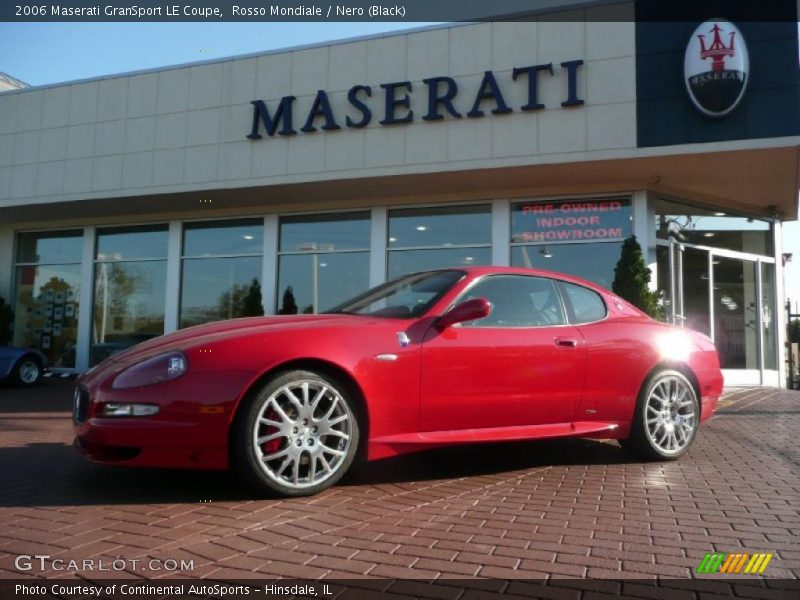 Rosso Mondiale / Nero (Black) 2006 Maserati GranSport LE Coupe