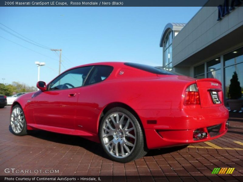 Rosso Mondiale / Nero (Black) 2006 Maserati GranSport LE Coupe