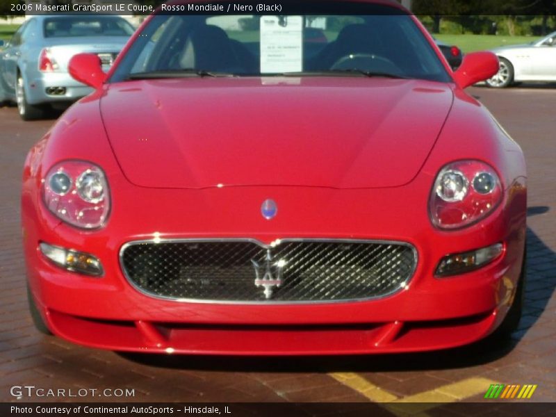 Rosso Mondiale / Nero (Black) 2006 Maserati GranSport LE Coupe