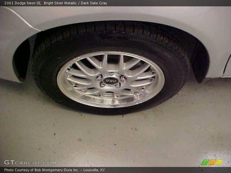 Bright Silver Metallic / Dark Slate Gray 2001 Dodge Neon SE