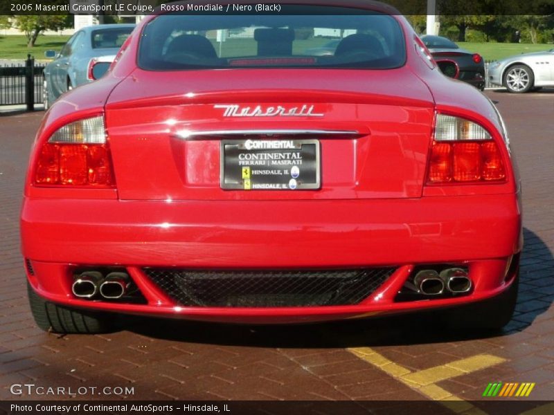 Rosso Mondiale / Nero (Black) 2006 Maserati GranSport LE Coupe