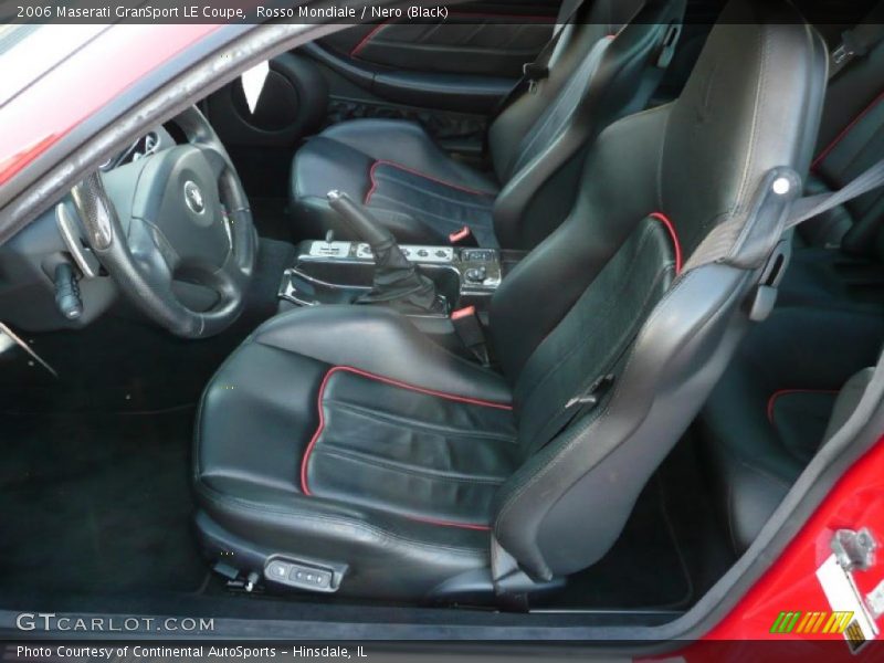 Rosso Mondiale / Nero (Black) 2006 Maserati GranSport LE Coupe
