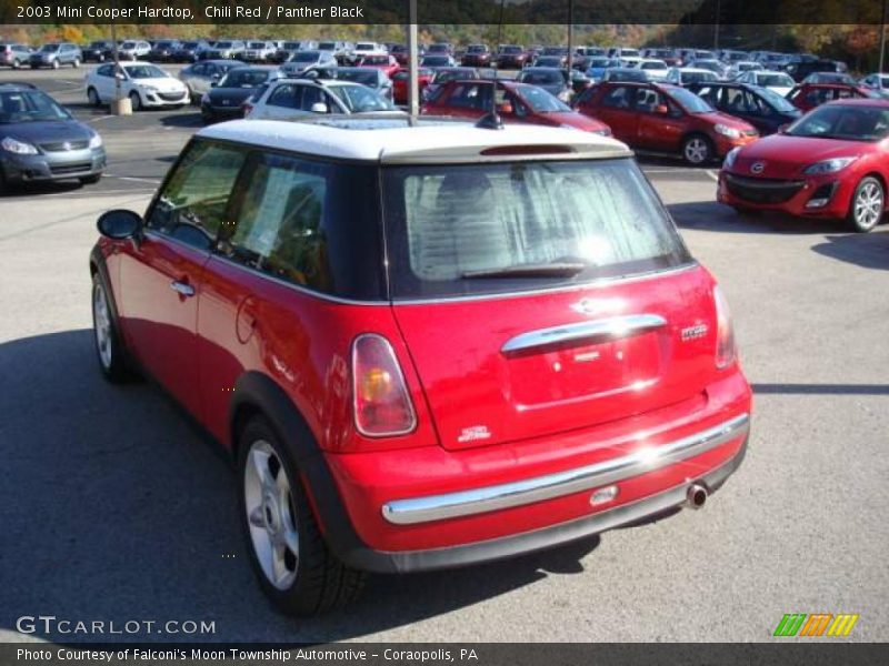 Chili Red / Panther Black 2003 Mini Cooper Hardtop