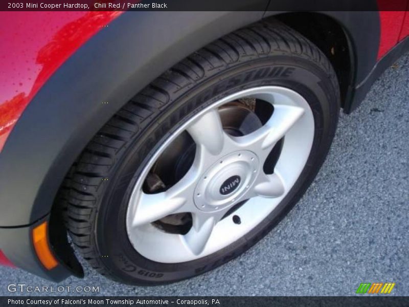 Chili Red / Panther Black 2003 Mini Cooper Hardtop