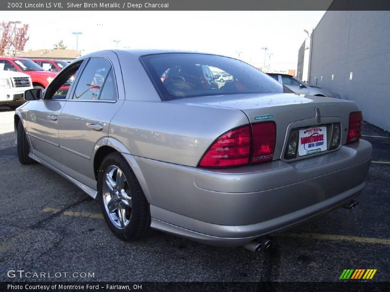 Silver Birch Metallic / Deep Charcoal 2002 Lincoln LS V8