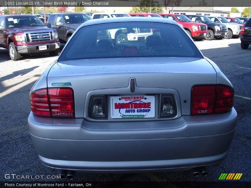 Silver Birch Metallic / Deep Charcoal 2002 Lincoln LS V8