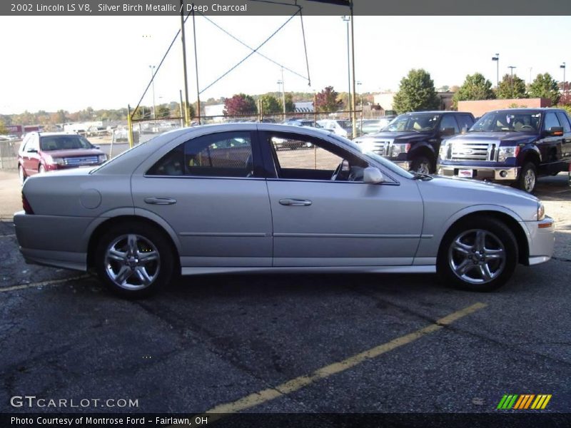 Silver Birch Metallic / Deep Charcoal 2002 Lincoln LS V8