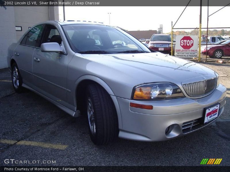 Silver Birch Metallic / Deep Charcoal 2002 Lincoln LS V8