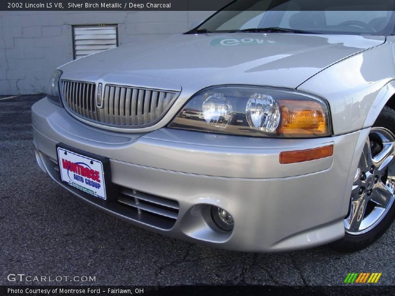 Silver Birch Metallic / Deep Charcoal 2002 Lincoln LS V8