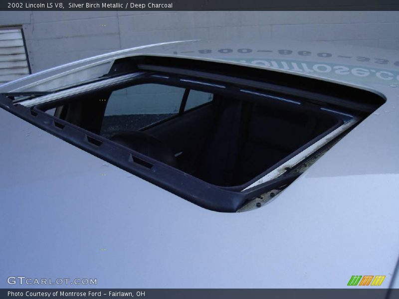 Silver Birch Metallic / Deep Charcoal 2002 Lincoln LS V8
