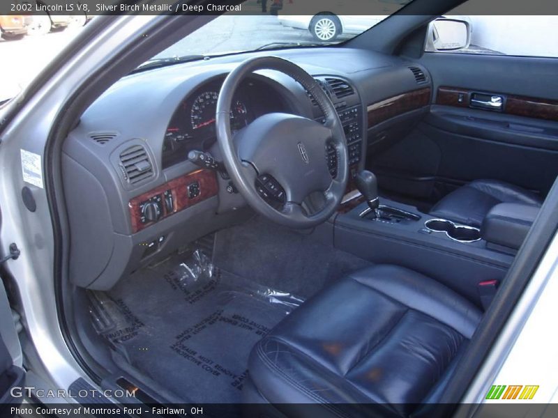 Silver Birch Metallic / Deep Charcoal 2002 Lincoln LS V8
