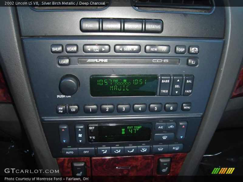 Silver Birch Metallic / Deep Charcoal 2002 Lincoln LS V8