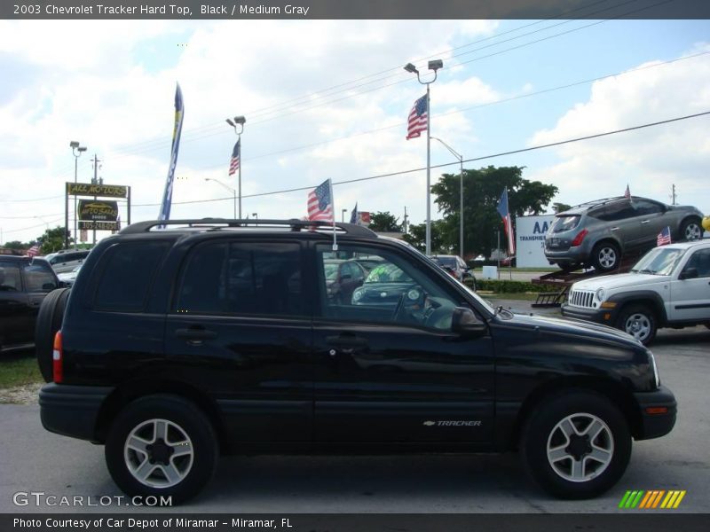 Black / Medium Gray 2003 Chevrolet Tracker Hard Top