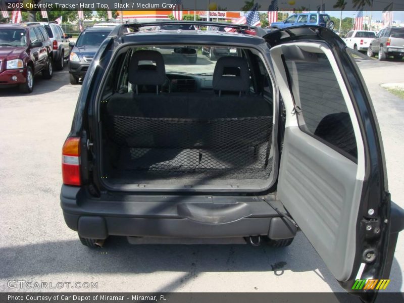 Black / Medium Gray 2003 Chevrolet Tracker Hard Top
