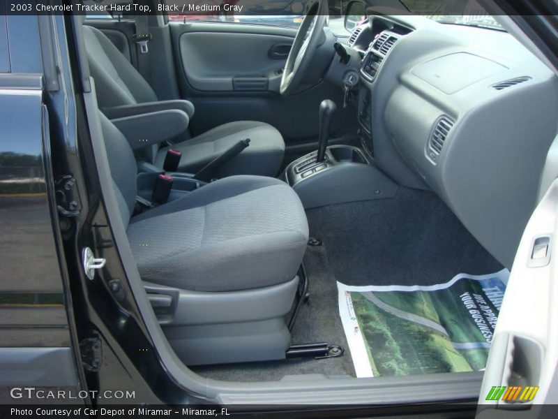 Black / Medium Gray 2003 Chevrolet Tracker Hard Top