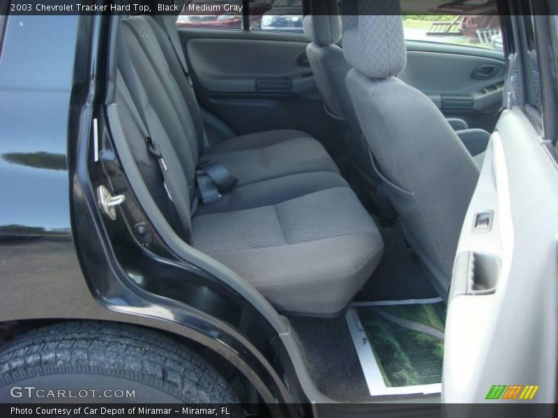 Black / Medium Gray 2003 Chevrolet Tracker Hard Top