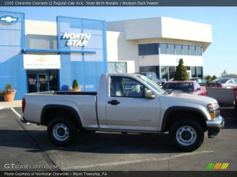 Silver Birch Metallic / Medium Dark Pewter 2005 Chevrolet Colorado LS Regular Cab 4x4