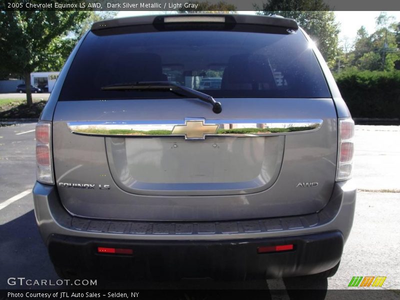 Dark Silver Metallic / Light Gray 2005 Chevrolet Equinox LS AWD