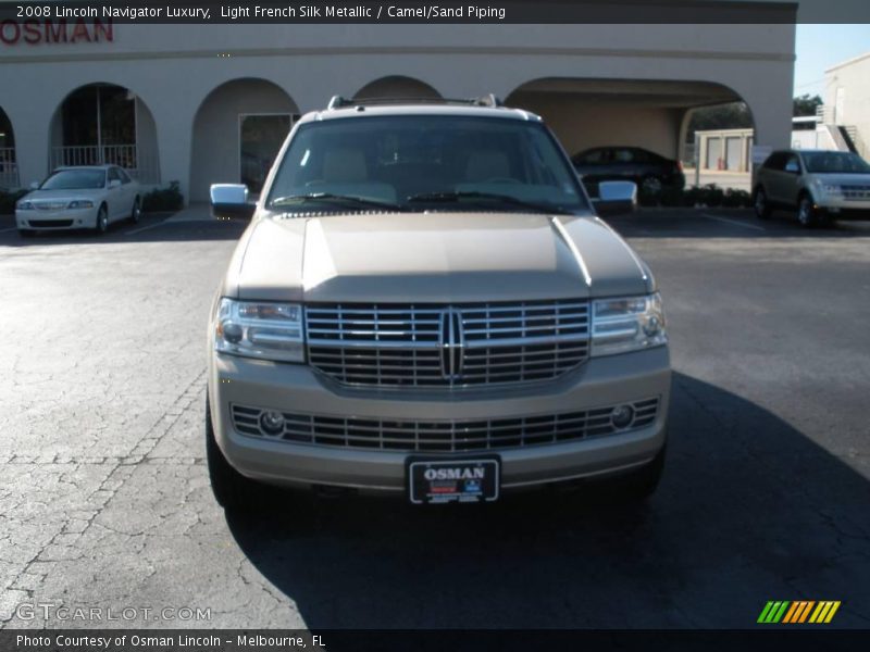 Light French Silk Metallic / Camel/Sand Piping 2008 Lincoln Navigator Luxury