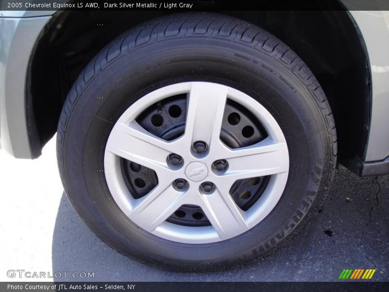 Dark Silver Metallic / Light Gray 2005 Chevrolet Equinox LS AWD